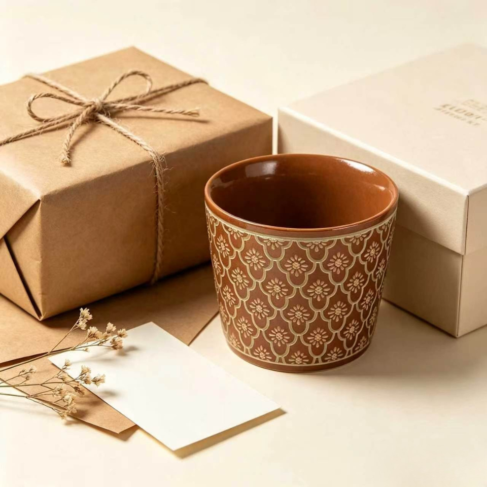 Bao Xiang Floral Ceramic cup