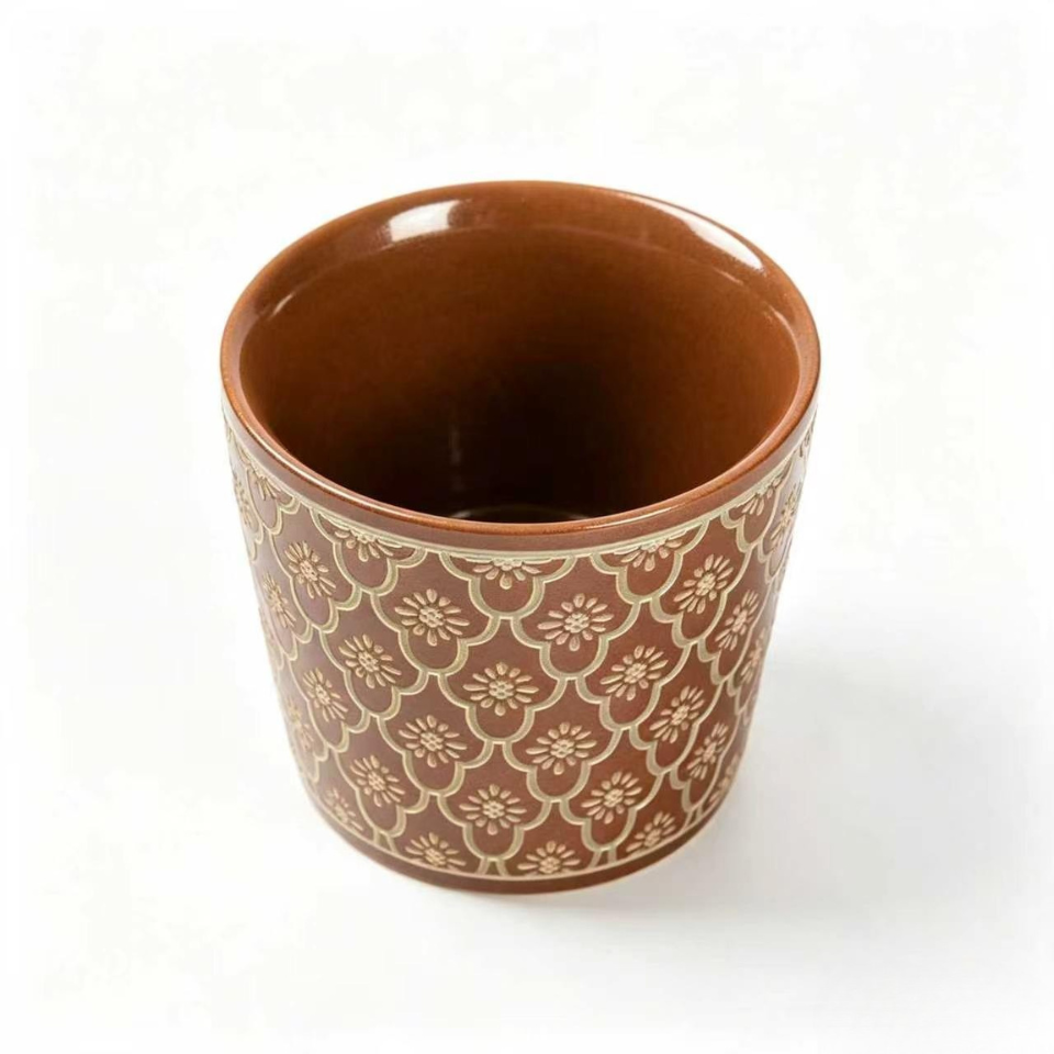 Bao Xiang Floral Ceramic cup