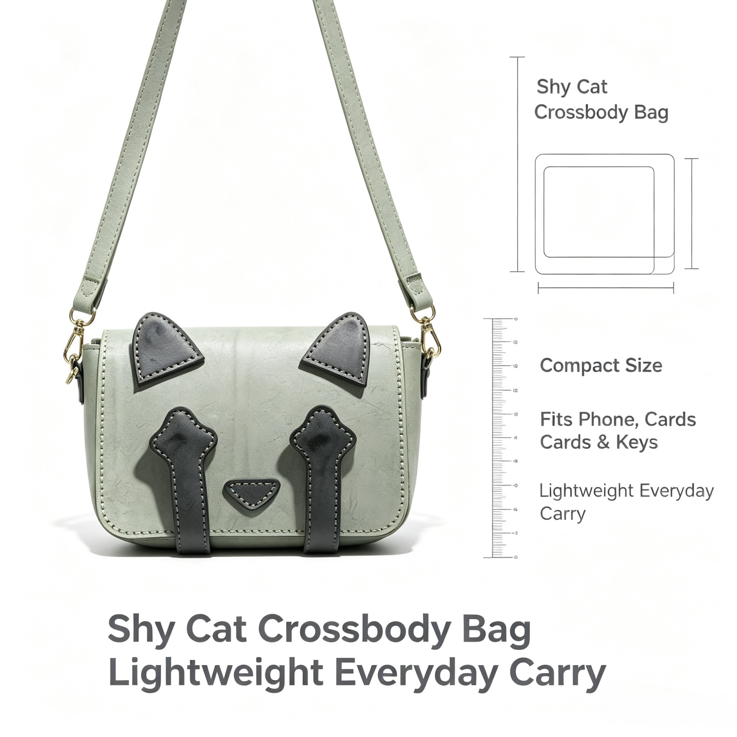 Shy Cat Crossbody Bag
