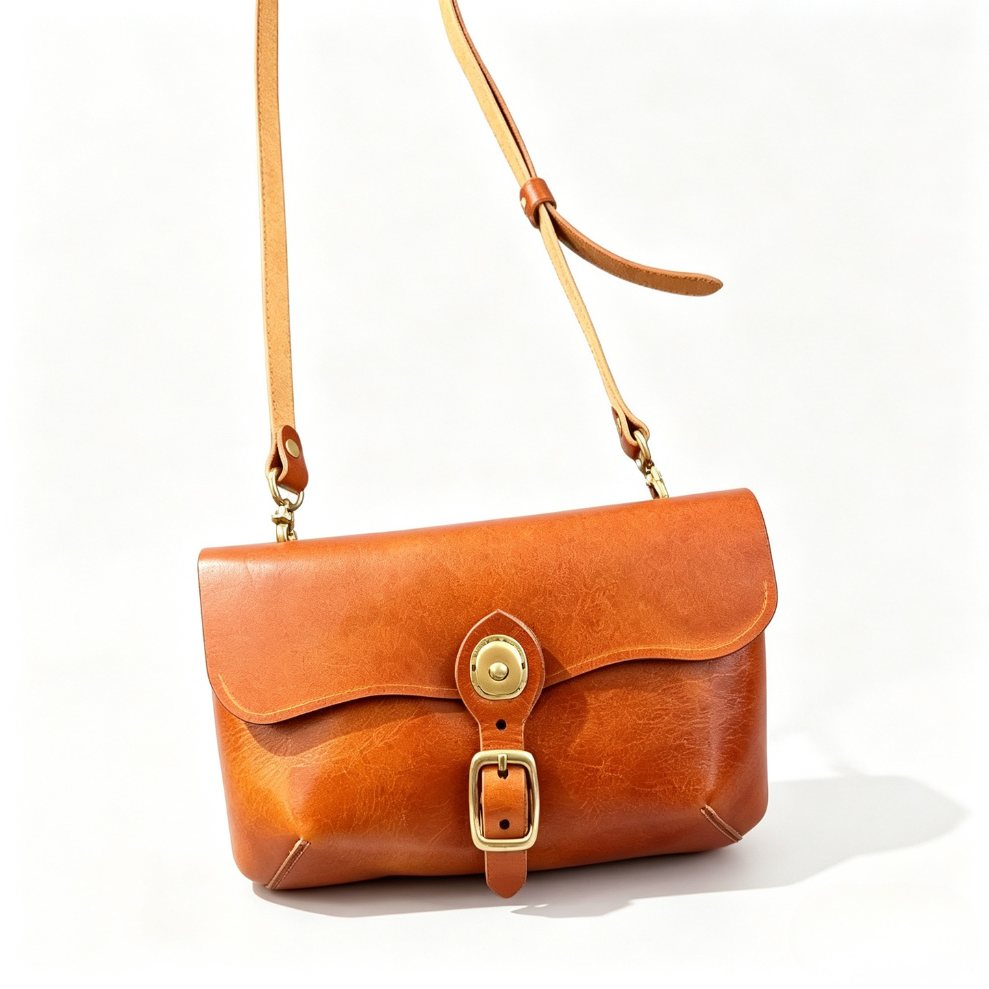 Turtle shell button bag