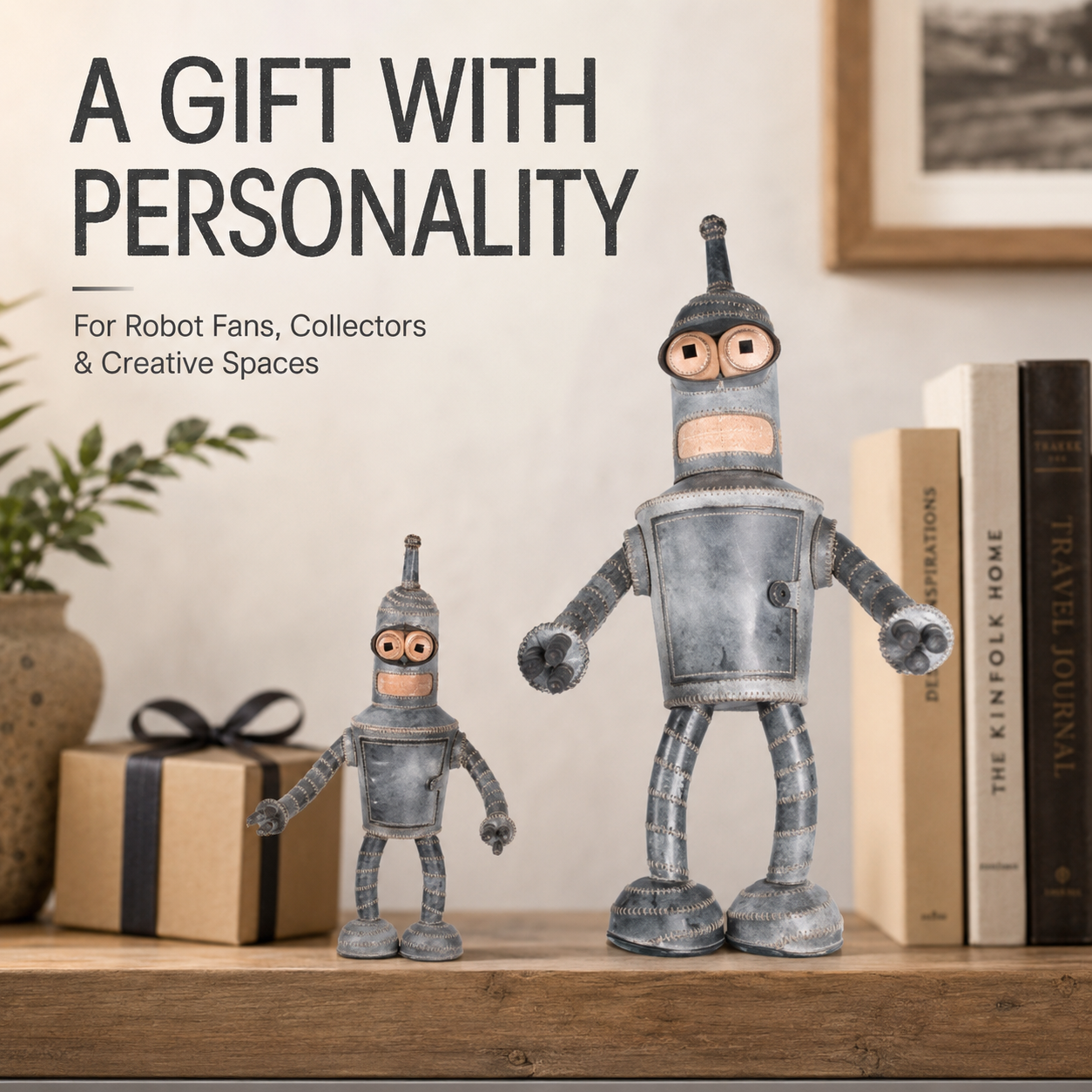 Bender Cowhide Decor Figurine