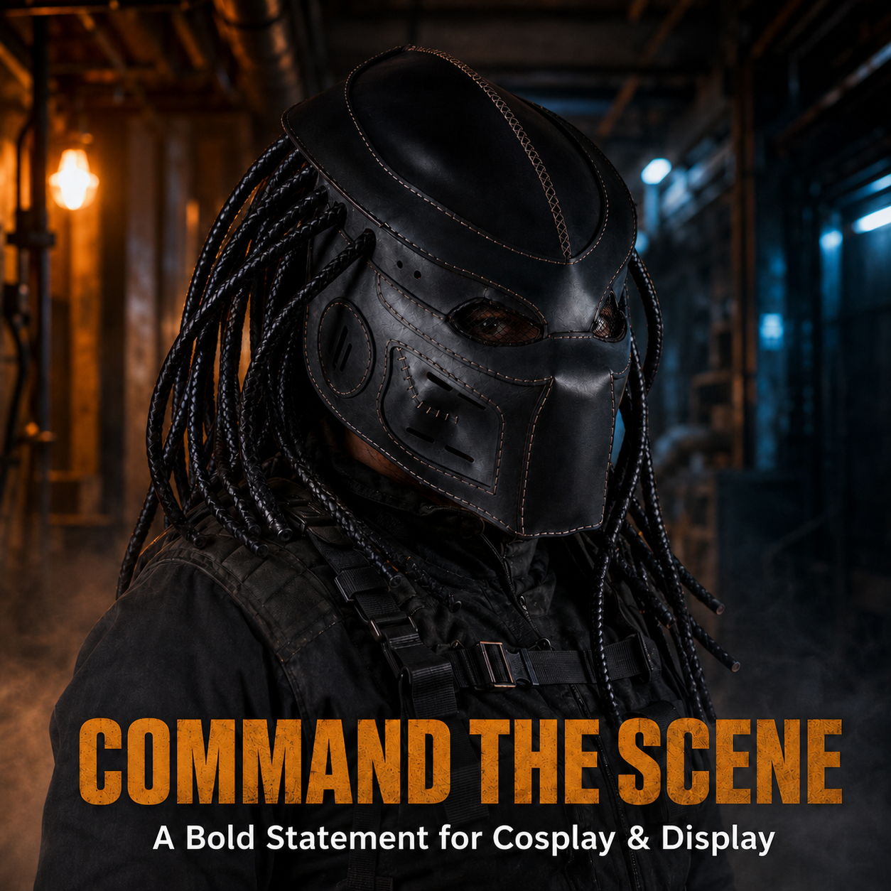 Predator Leather Helmet Mask