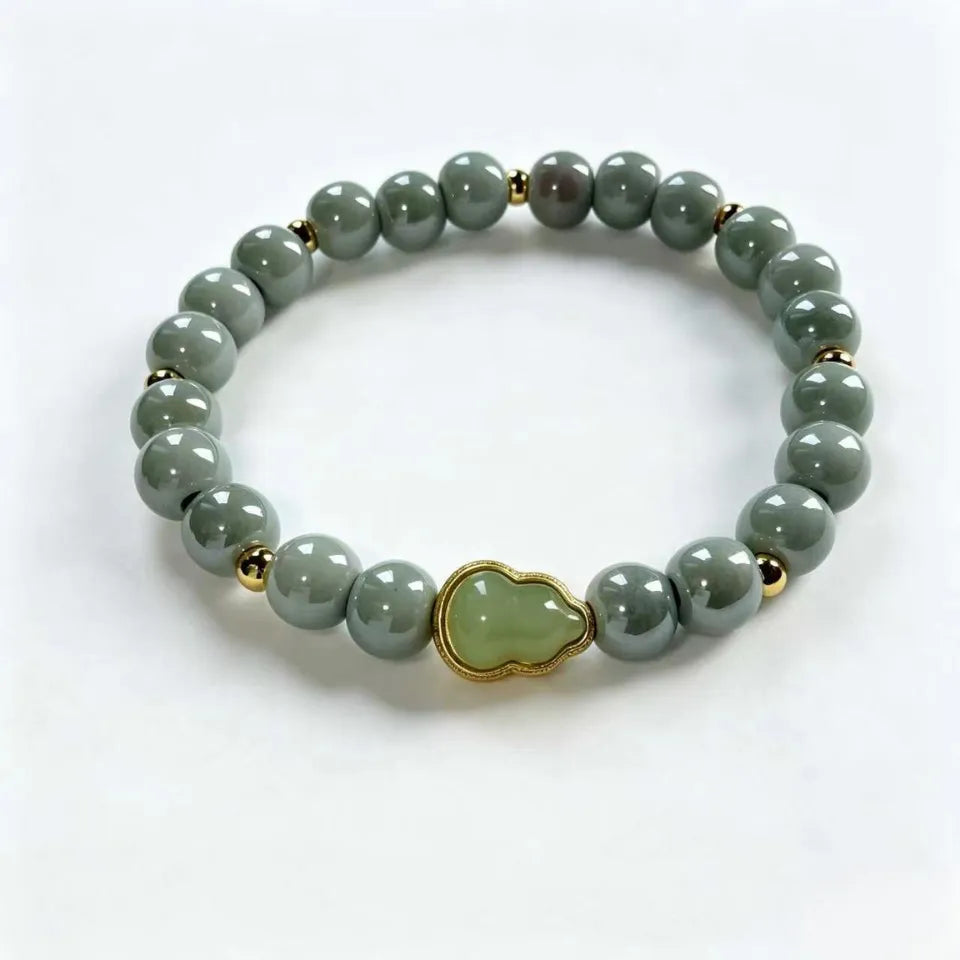 Fortune & Blessing Gourd Beaded Bracelet