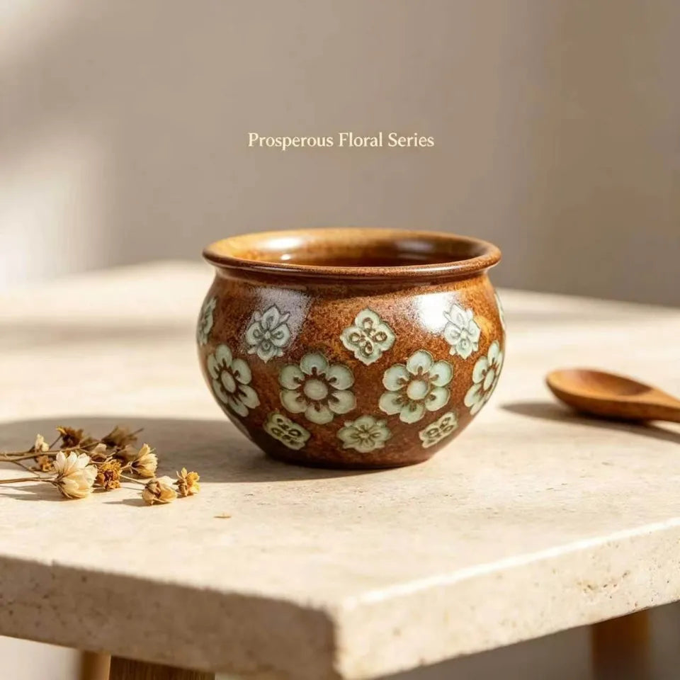Prosperous Floral Series Master Tea Cups