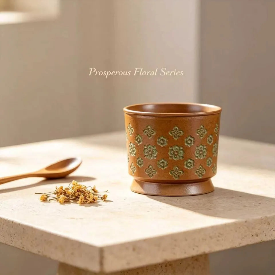 Prosperous Floral Series Master Tea Cups