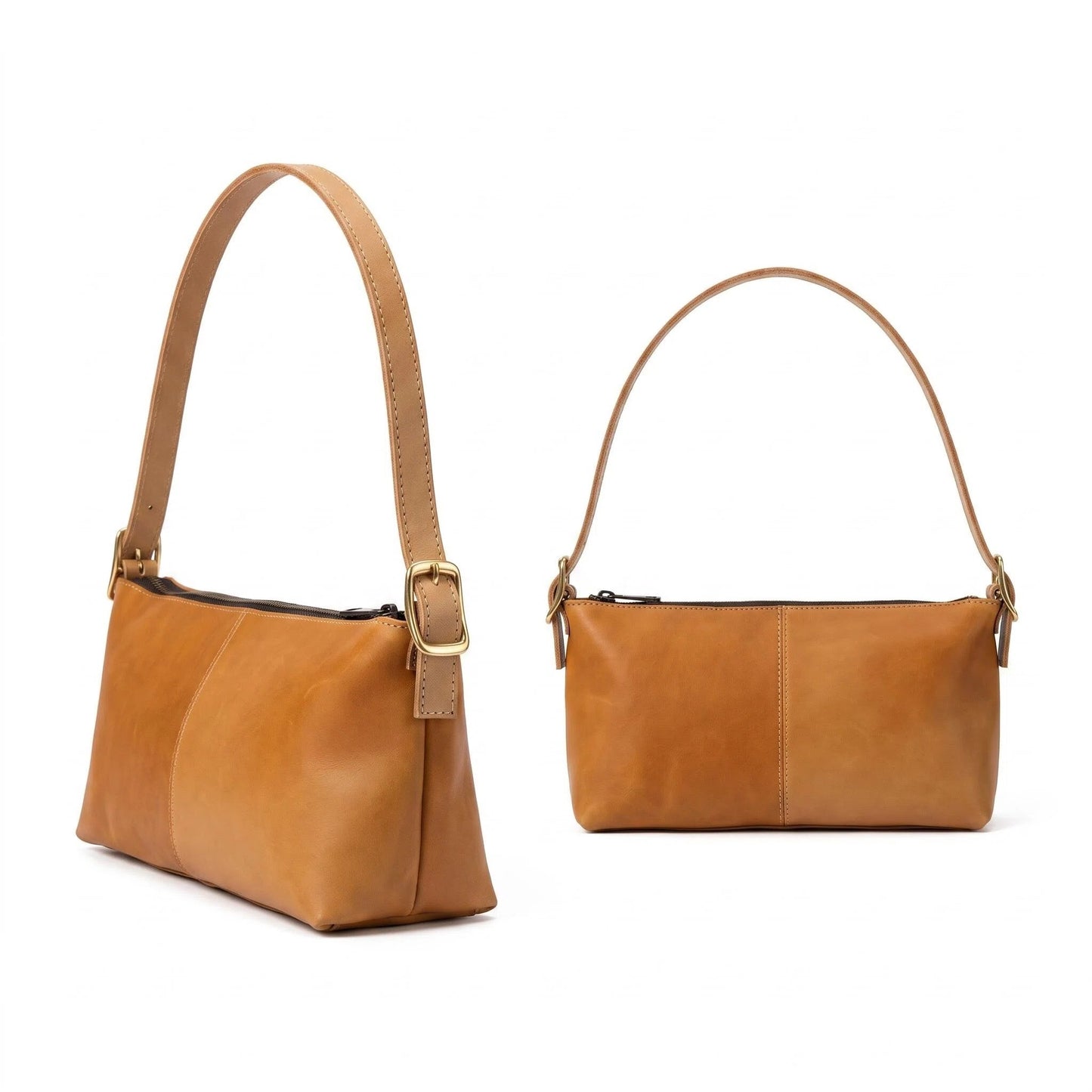 Soft Leather Underarm Shoulder Bag