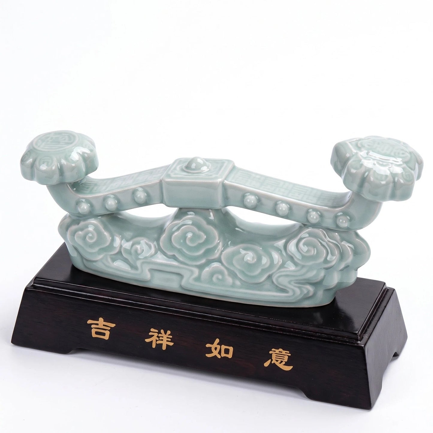 Auspicious Ruyi Celadon Ornament